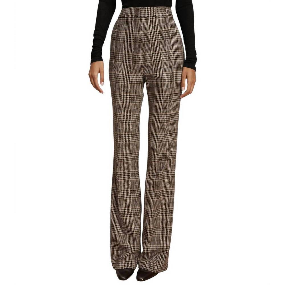 NEW VERONICA BEARD gracie flare pant in black multi
